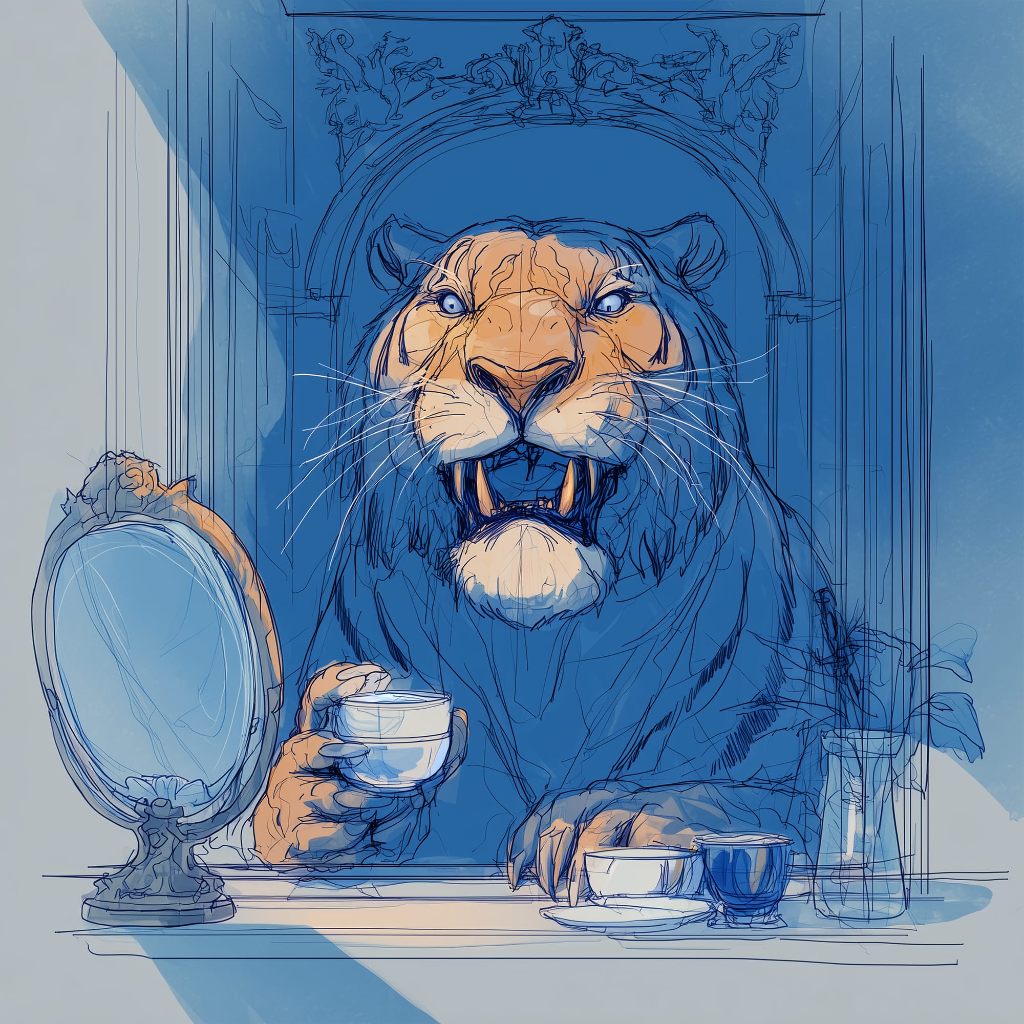 Tigria masť a starnúca koža