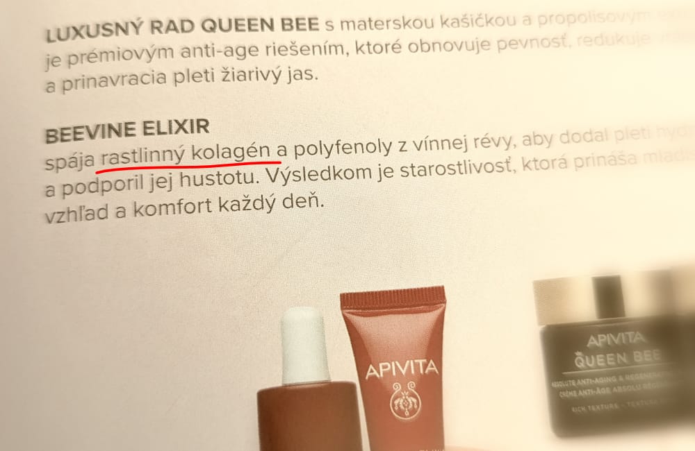 Rastlinný kolagén? WTF?