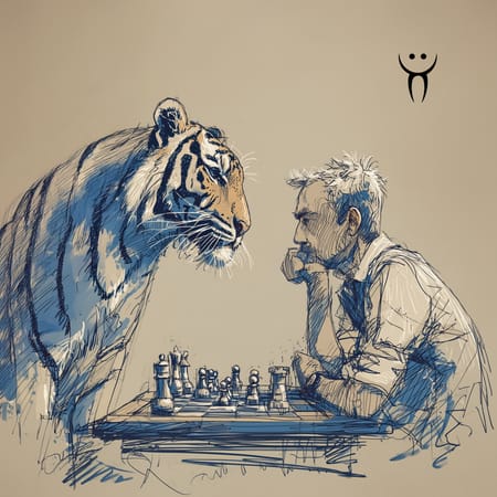 Obrázok: Teória šabľozubého tigra