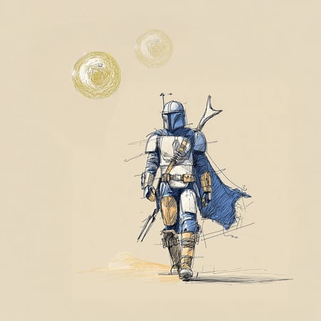 Obrázok: Teória Mandalorianovej helmy (opaľovanie)